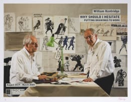 William Kentridge; Why Should I Hesitate: Putting Drawings to Work, exhibition poster III
