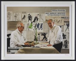 William Kentridge; Why Should I Hesitate: Putting Drawings to Work, exhibition poster III