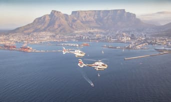 A Cape Town Helicopter Flip for Two over Table Mountain and the Atlantic Seaboard