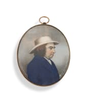 19th century portrait miniature of a gentleman