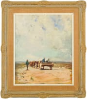 Adriaan Boshoff; Wagon in a Landscape