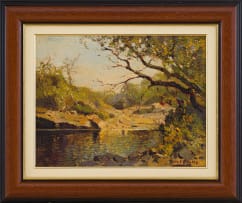 Errol Boyley; Landscape with Lake and Trees