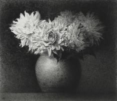 Paul Emsley; Chrysanthemums in a Vase