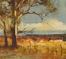 Christopher Tugwell; Landscape with Distant Farm Buildings