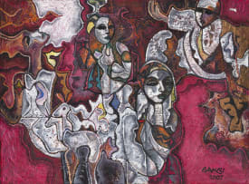 Bakri Bilal; Abstract Figural Composition