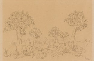 Gregoire Boonzaier; Landscape with Quiver Trees