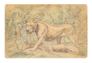 Moses Tladi; Lioness with Kill