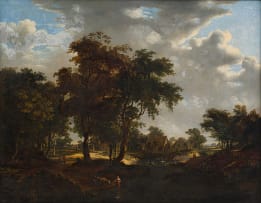 Unknown Artist; Landscape with Millhouse