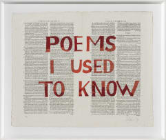 William Kentridge; Poems I Used to Know