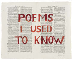 William Kentridge; Poems I Used to Know