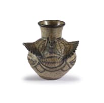Rorke's Drift; A Stoneware Bird-shaped Vase