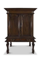 An Indian Colonial coromandel and hardwood cabinet-on-stand, 18th century