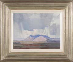 Jacob Hendrik Pierneef; Landscape with Storm Clouds