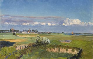 Frans Oerder; Dutch Landscape