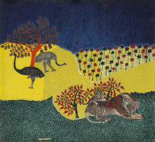 Phillimon Chipiro; Tigers in Landscape