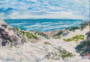 Alice Elahi; Seascape with Sand Dunes