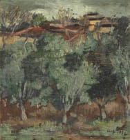 Wolf Kibel; Landscape with Trees