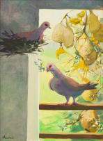 Marjorie Wallace; Nesting Doves