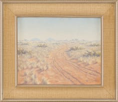 Carl Ossmann; Landscape with Dirt Track, Namibia