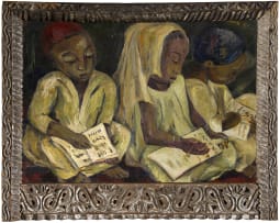 Irma Stern; Children Reading the Koran