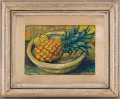 Zakkie Eloff; Pineapple with Lemon in a Bowl