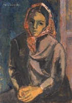Maurice van Essche; A Seated Malay Woman