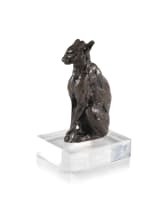 Dylan Lewis; Sitting Oriental Cat Maquette (S158/7)