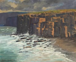 Adriaan Boshoff; Seacape with Cliff