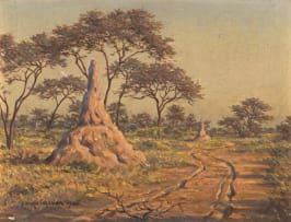 Erich Mayer; Landscape with an Anthill Beneath a Tree