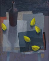 Susan Helm Davies; Black Bottle & Lemon Slices