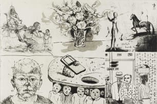 Various Artists; William Kentridge, Diane Victor, Nelson Makamo, Colbert Mashile, Sam Nhlengethwa and Deborah Bell Collaboration Print