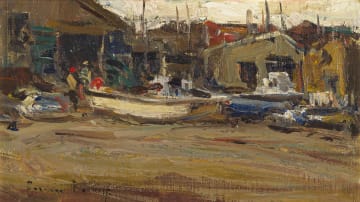Adriaan Boshoff; Harbour Scene