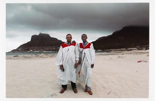 David Lurie; Members of the Ilitye Zion Church of God, Sunday Morning, Hout Bay, Cape Town, 2014