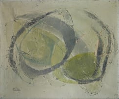 Bettie Cilliers-Barnard; Abstract in Green