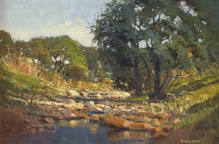 Adriaan Boshoff; Landscape with Stream