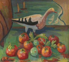 Maggie Laubser; Bird with Tomatoes