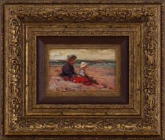 Adriaan Boshoff; Mother and Child on the Beach