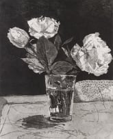 William Kentridge; Roses In Big Glass