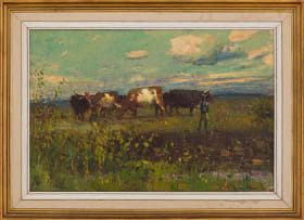 Adriaan Boshoff; Herder and Cattle
