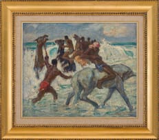 Alfred Palmer; Racehorses on Durban Beach