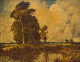 Edward Roworth; Trees by the Riverside