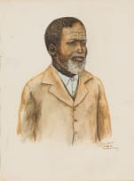 Simoni Mnguni; Portrait of a Bearded Man