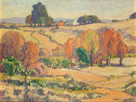 Jacob Hendrik Pierneef; Autumn Landscape
