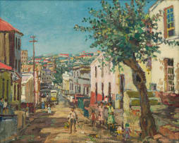 Gregoire Boonzaier; Wale Street Looking Towards St George's Cathedral