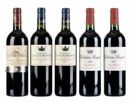 Bordeaux Collection; Haut-Médoc; Saint-Émilion; 2003, 2011, 2014; 9 (1 x 9); 750ml