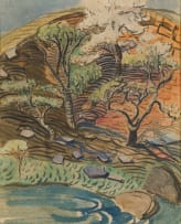 Edith King; Trees and Rocks