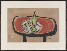 Charles Gassner; Still Life with Pear