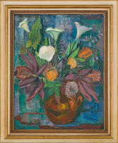 Alfred Krenz; Proteas and Arum Lilies