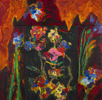 Andrew Verster; Flowers in an Interior