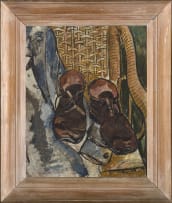 Paul du Toit; Still Life with Shoes on a Chair